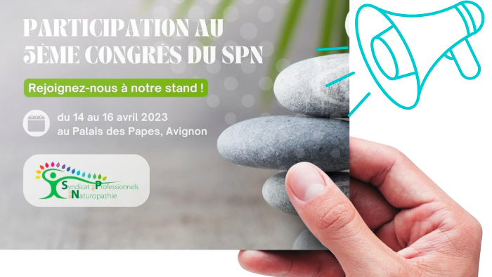 Participation au 5ème congrès de la naturopathie au Palais des Papes à Avignon