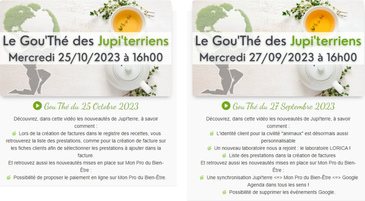 Des live avec replay