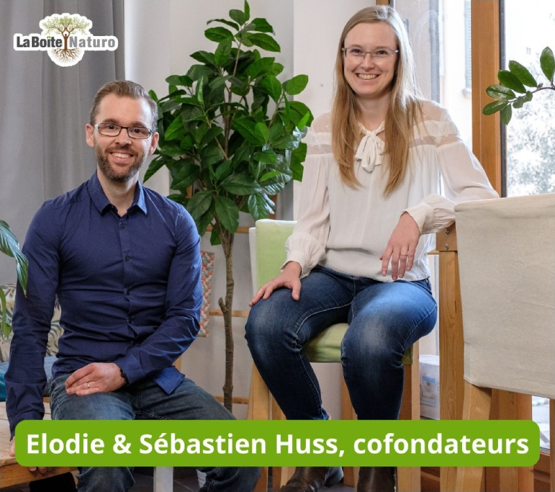 Elodie et Sébastien HUSS : cofondateurs de La Boîte Naturo